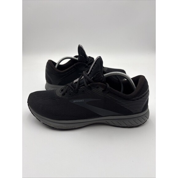Brooks Mens Running Sneaker Shoes Size 12 Black Gray Transmit 2 Hiking Outdoor - Picture 1 of 8